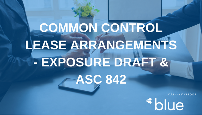 Common Control Lease Arrangements: FASB’s Newly Issued Exposure Draft ...